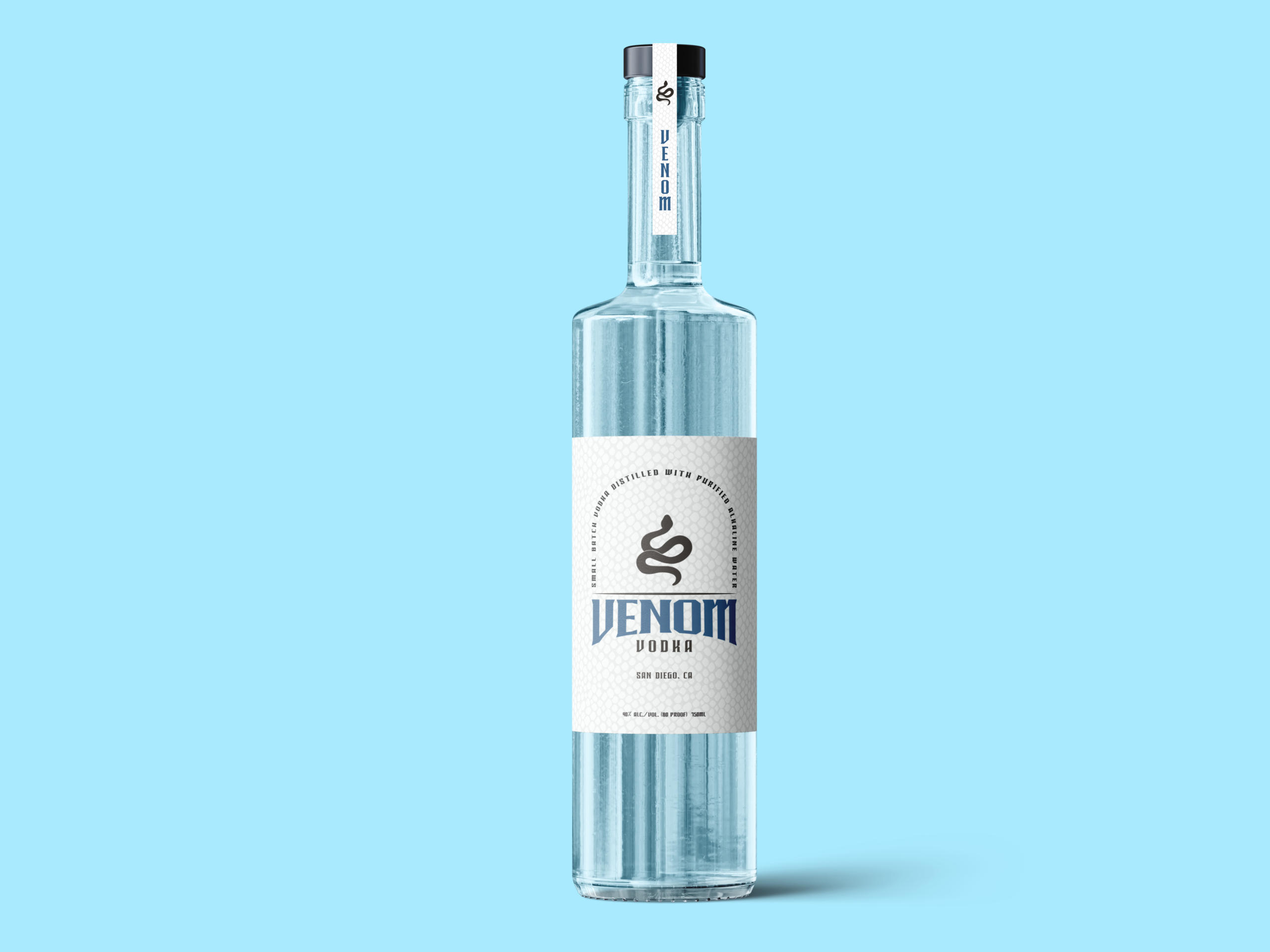 Venom Vodka bottle